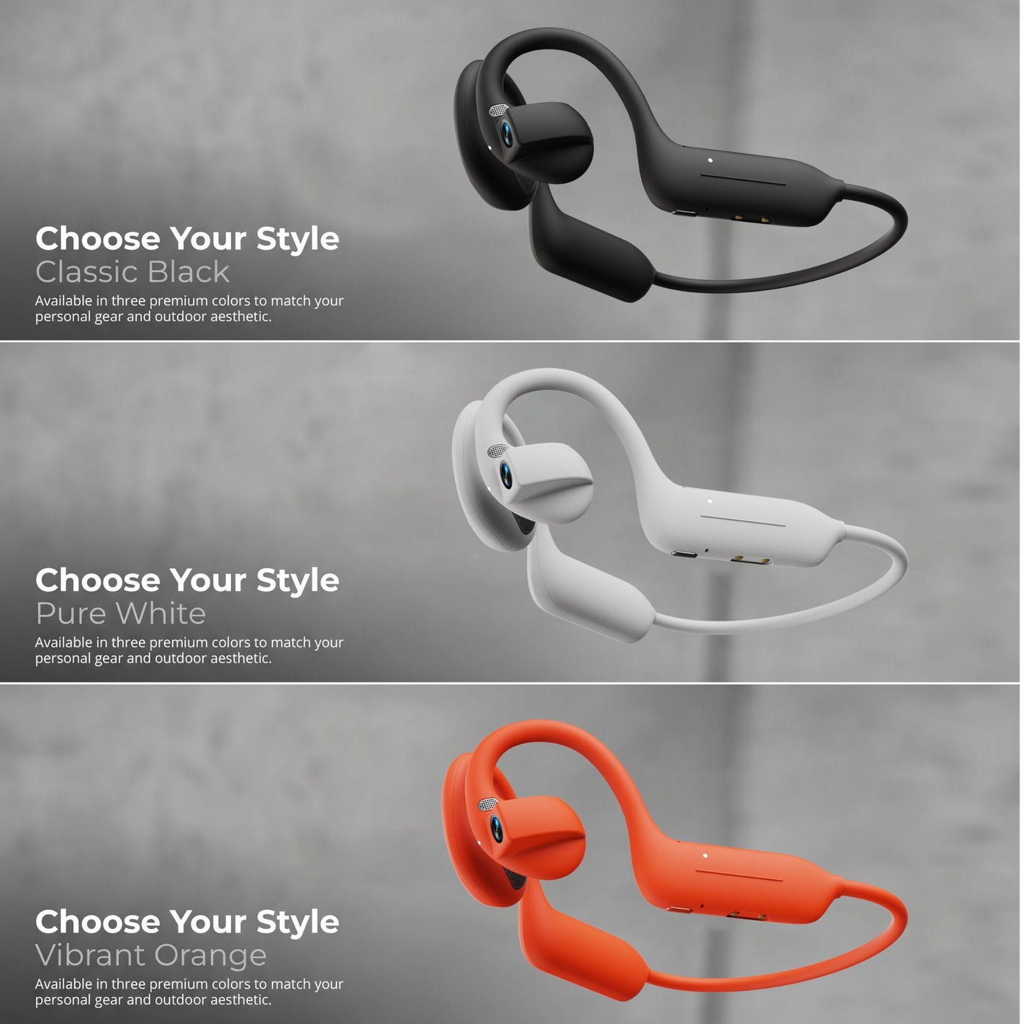 AI Smart Camera Earphones with 8MP HD Camera, AI Vision Assistant, Real-Time Translation & Open-Ear Bluetooth Headphones