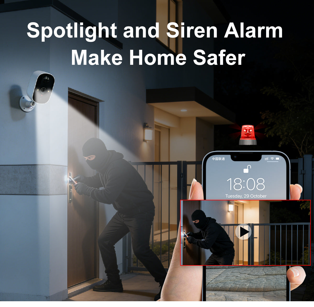 C13L 4MP Low-Power Solar WiFi Security Camera