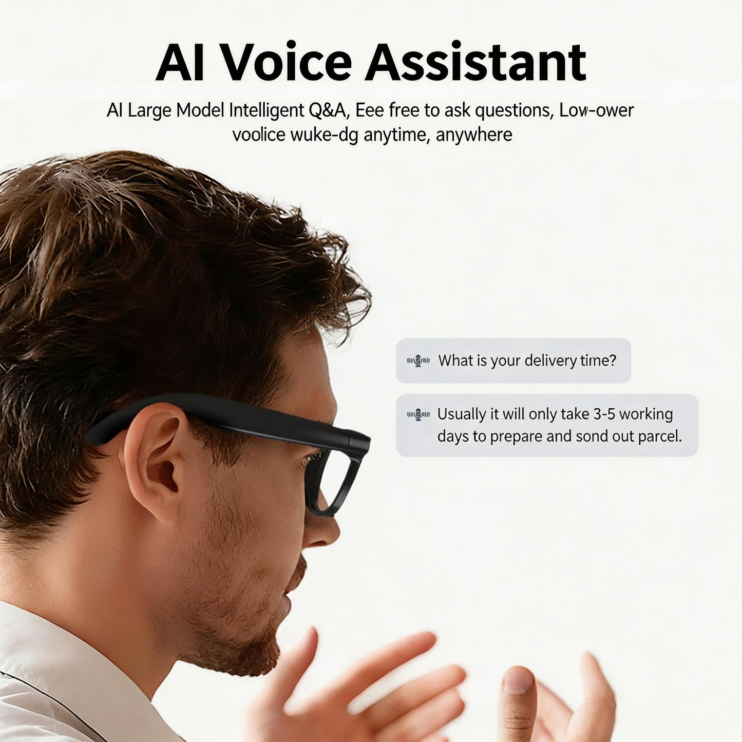 GL02 | 4K AI Smart Glasses with 13MP
