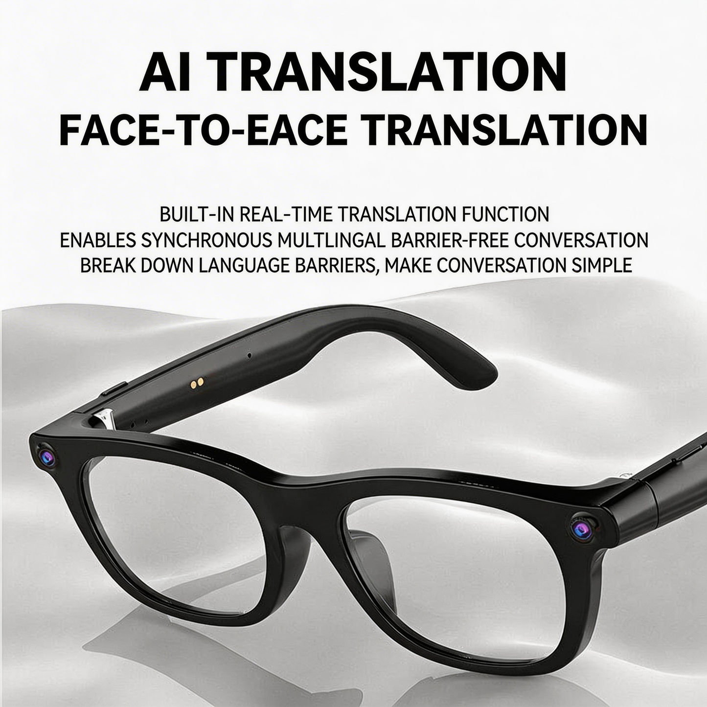 GL02 | 4K AI Smart Glasses with 13MP
